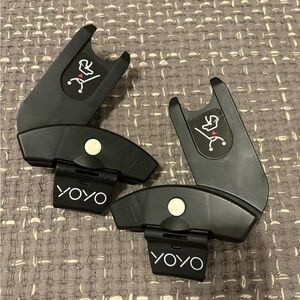 YOYO Black Stroller Adapters